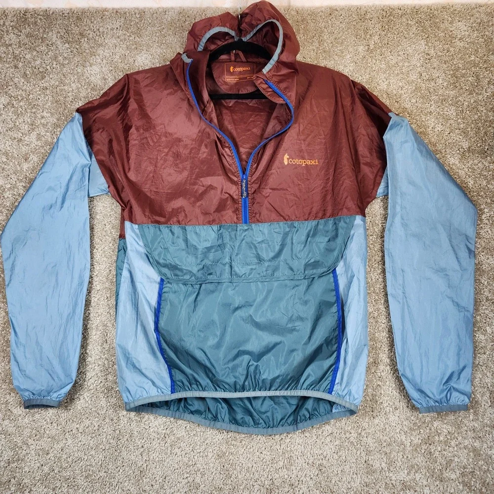 Cotopaxi Teca Windbreaker Jacket Womens M Hooded Colorblock Lightweight Pullover - Picture 2 of 8